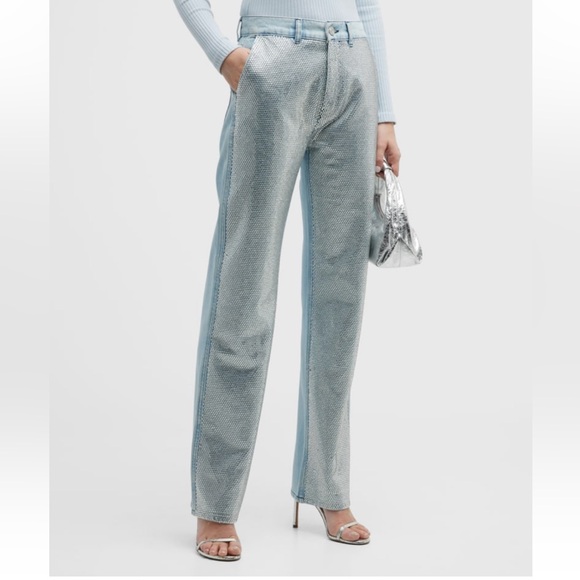 Frame Rhinestone Jeans Size 28